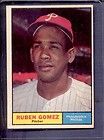 1961 Topps #377 RUBEN GOMEZ Phillies EX+ or Better (12