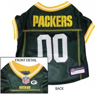   Packers Officially Licensed NFL Pet Dog Jersey 4 sizes for Small Dogs