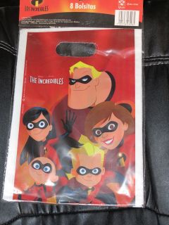 new 8 the incredibles loot bags treat sacks party supplies
