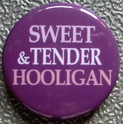 SWEET & TENDER HOOLIGAN THE SMITHS BADGE BUTTON PIN (1inch/25mm 