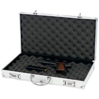 New Aluminum Framed Locking Pistol Gun Case   Handgun Lock Box