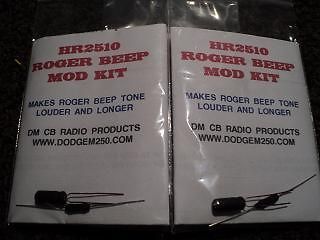 HR2510 ROGER BEEP MOD   MAKES TONE LONGER AND LOUDER (SHIPS TO CANADA)