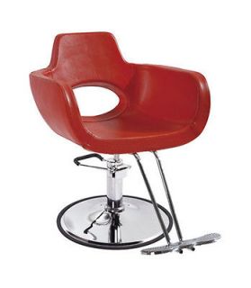 New Red Modern Hydraulic Barber Chair Styling Salon Beauty Spa 