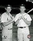St. Louis Cardinals Stan Musial & New York Yankees Mickey Mantle 8x10 