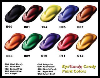 Qt Candy Paint Motorcycle Paint Kit 10 Custom Paint Colors to 