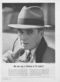 1954 stetson whippet hat photo comes in 24 colors ad
