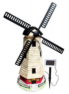 new decorative lawn large windmill garden solar light one day