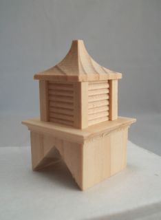 Cupola barn roof Half Scale 124 Dollhouse wooden #H2407 Houseworks 