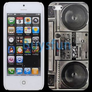 Retro Radio cassette Player Hard Cover Case For Apple iPhone 5 5G