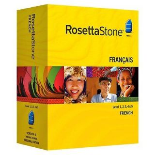 RosettaStone French Levels 1 5 Version 3 No activation code