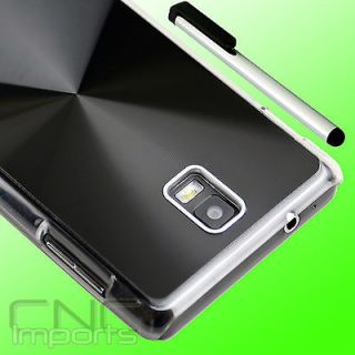   Hard Case Black w/ Stylus Accessories for Samsung Infuse 4G SGH i997