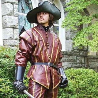 Newly listed Renaissance   Swordsmans Leather Doublet Perfect For Re 