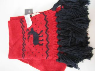 NWT Abercrombie & Fitch Womens Classic Heritage Knit Scarf $58