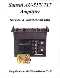 Sansui AU 517 AU 717 Amplifier Service Manual   Power Protecto​r 