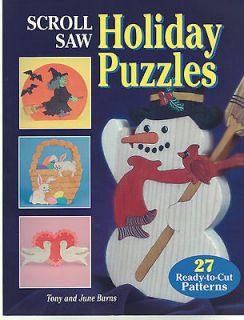 Scroll Saw Holiday Puzzles  30 Seasonal Patterns for Christmas and 