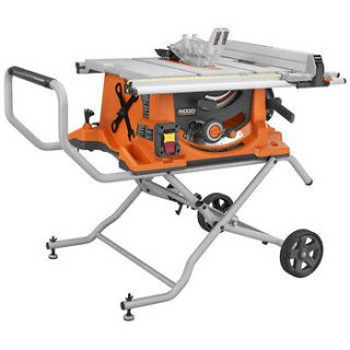 ridgid 10 in portable table saw w stand zrr4510 time