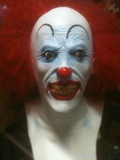   and neck deluxe Pennywise IT clown style killer halloween mask scary