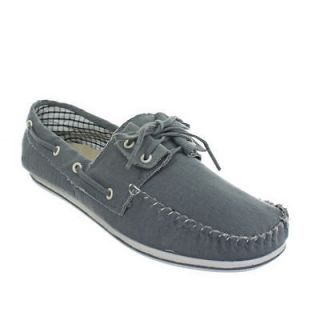 MENS DUDE RIVA LOW PROFILE CASUAL CANVAS LACE UP DECK BOAT SHOES SIZE 