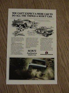 1979 advertisement SCOUT II SSII AD international harvester 4  WHEEL 