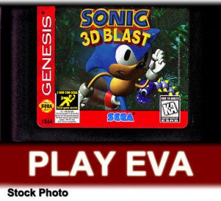 sonic 3d blast sega genesis game the hedgehog game 3
