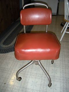 1960s STEELCASE Rolling Desk Chair; C 261 retro, art deco, mid century 