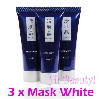 KOSE kose Medicated Seikisho Mask White 25gx3pcs 75G +  