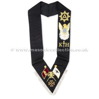 NEW   Masonic Rose Croix 30th Degree Sash Best Quality / Free UK 