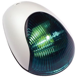   Vertical Mount Sidelight White Cover Green Lens 2 Nautical Mile 3834G7