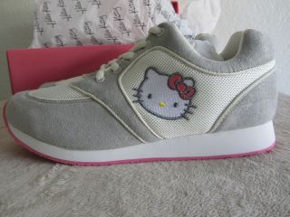 HELLO KITTY Serra Style Grey Sneaker Shoes SIZE 7 NEW IN BOX RARE 
