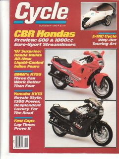 Honda Hurricane 600 1000 CBR600 CBR1000 XR250R BMW K75S Yamaha Venture 