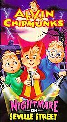 Alvin and the Chipmunks   Nightmare on Seville Street VHS, 1996