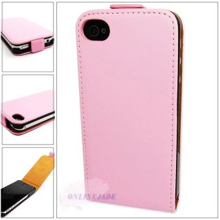   PU Leather Protective Vertical Flip Case Cover For iPhone 4 4S 4GS 4G