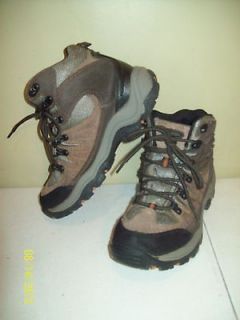 Highland Creek Sz. 5 Brown/ Black Leather Lace Up Hiking Boots GF 8