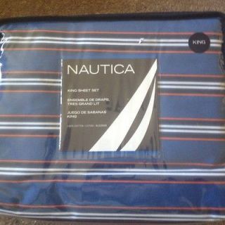 nautica king sz sheet set  45 00