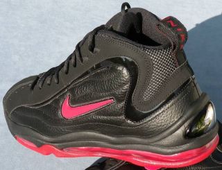 nike air total max uptempo black red size 11 5 volt