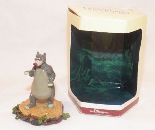 Walt Disney Tiny Kingdom Jungle Book Baloo Bear Figurine/Figure in Box 