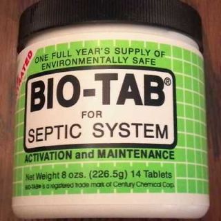 Bio Tab septic tank grease trap bacteria treatment cleaner rid x BUY 