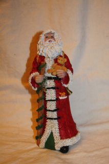 Santa Claus St Nick 9 inch Resin Christmas Holiday Figurine