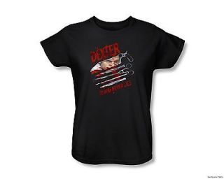 Officially Licensed Showtime Dexter Blood Never Lies Women Shirt S 2XL