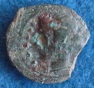 bronze coin of himera sicily 420 408 b c time