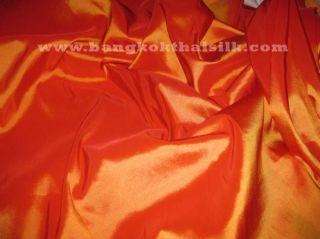 orange red silk taffeta faux fabric brides skirt drapes from