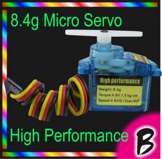 Dynam 8.4g Mini servos 0.12sec/60° High Performance Servo for RC