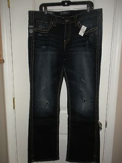 NWT Silver Jeans FRANCES Bootcut Jeans Womens Plus 18 x 33 Dark Wash 