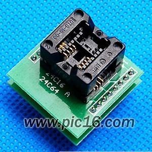 dip8 to sop8 soic8 socket programmer adapter from china time