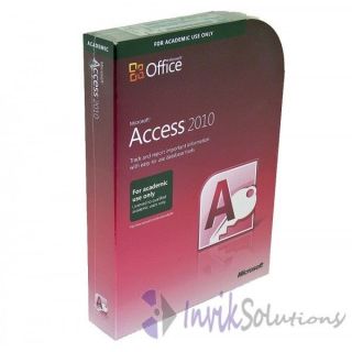 microsoft access 2010 academic 2 pc retail box from australia