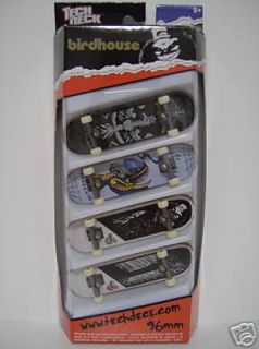 TECH DECK Birdhouse Skateboards 4 Pack Ragdoll Fingerboards 2006