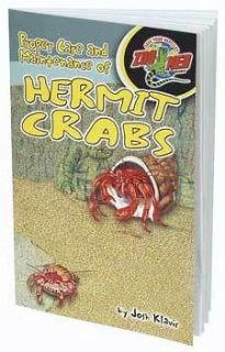 ZOO MED PROPER CARE OF HERMIT CRABS BOOK FREE SHIP IN THE USA