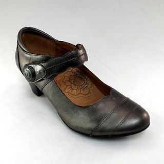 Taos Footwear ANGEL PEWTER Gray Vintage Look Mary Jane Closed Toe Pump 