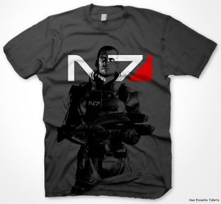 Officially Licensed Mass Effect 2 Xray Shepard Adult Shirt S 2XL