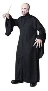   Harry Potter Evil Wizard Scary Black Dress Up Halloween Adult Costume